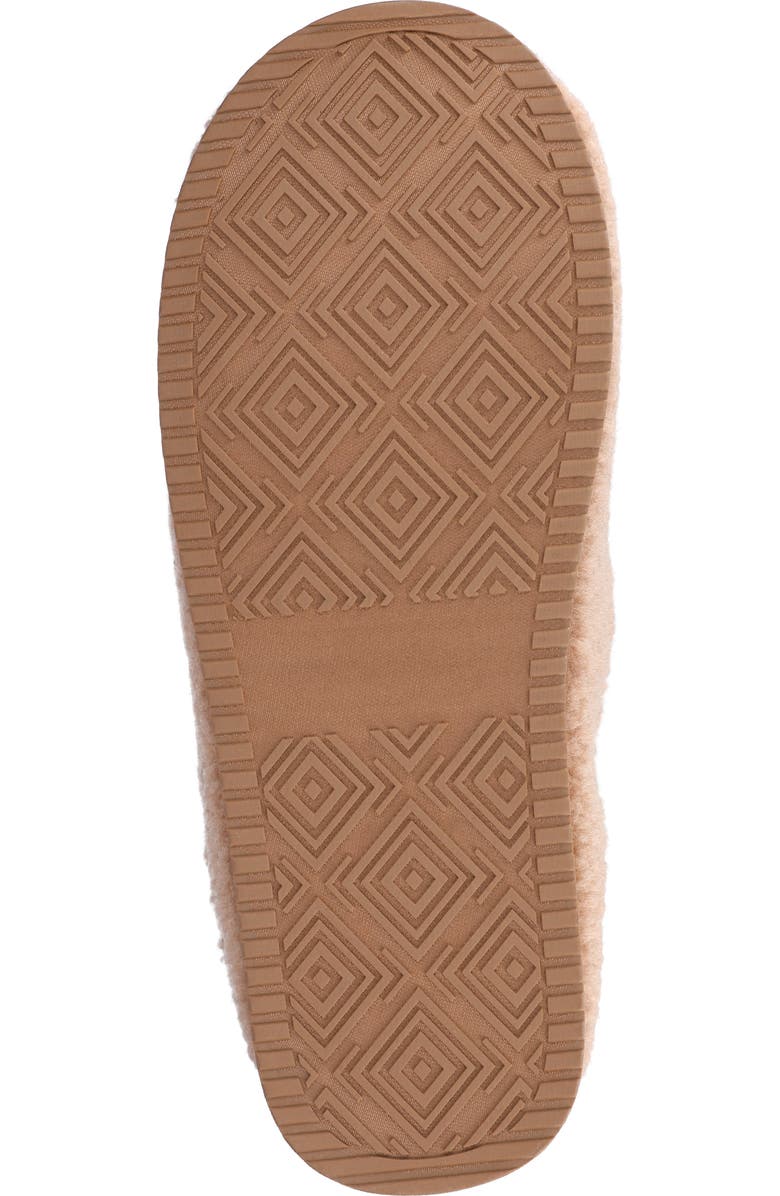 Journee Collection Pallmer Faux Shearling Slipper, Alternate, color, Tan