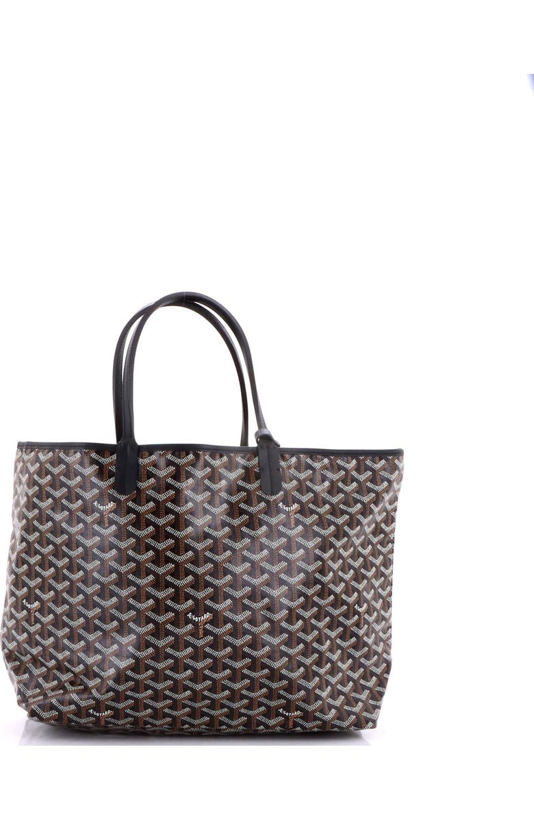 Pre-Owned Goyard Saint Louis Tote Coated Canvas PM, Alternate, color, Black