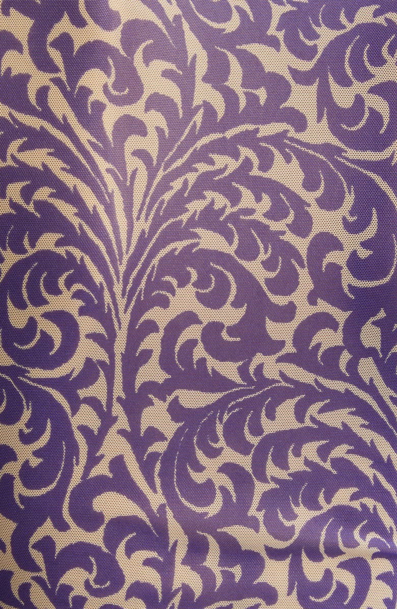 Etro Flocked Shell Paisley Top, Alternate, color,