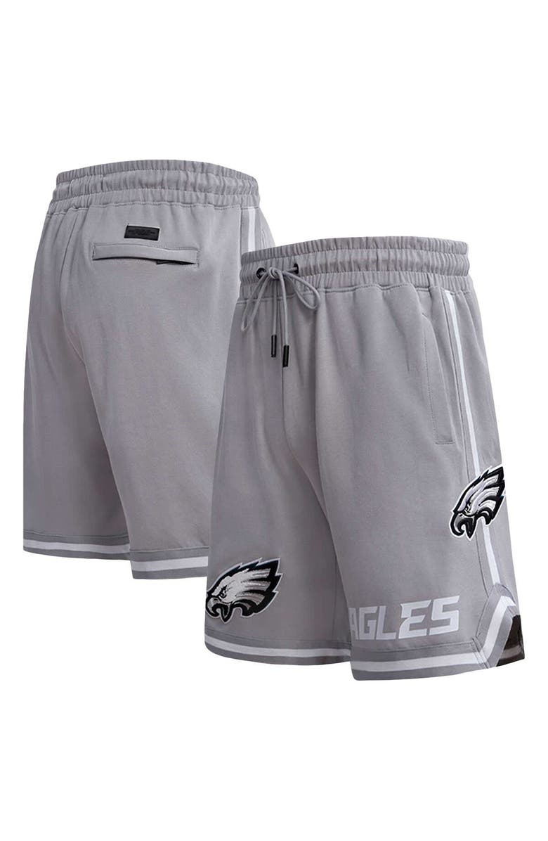 PRO STANDARD Men's Pro Standard Gray Philadelphia Eagles Classic Chenille Shorts, Alternate, color,