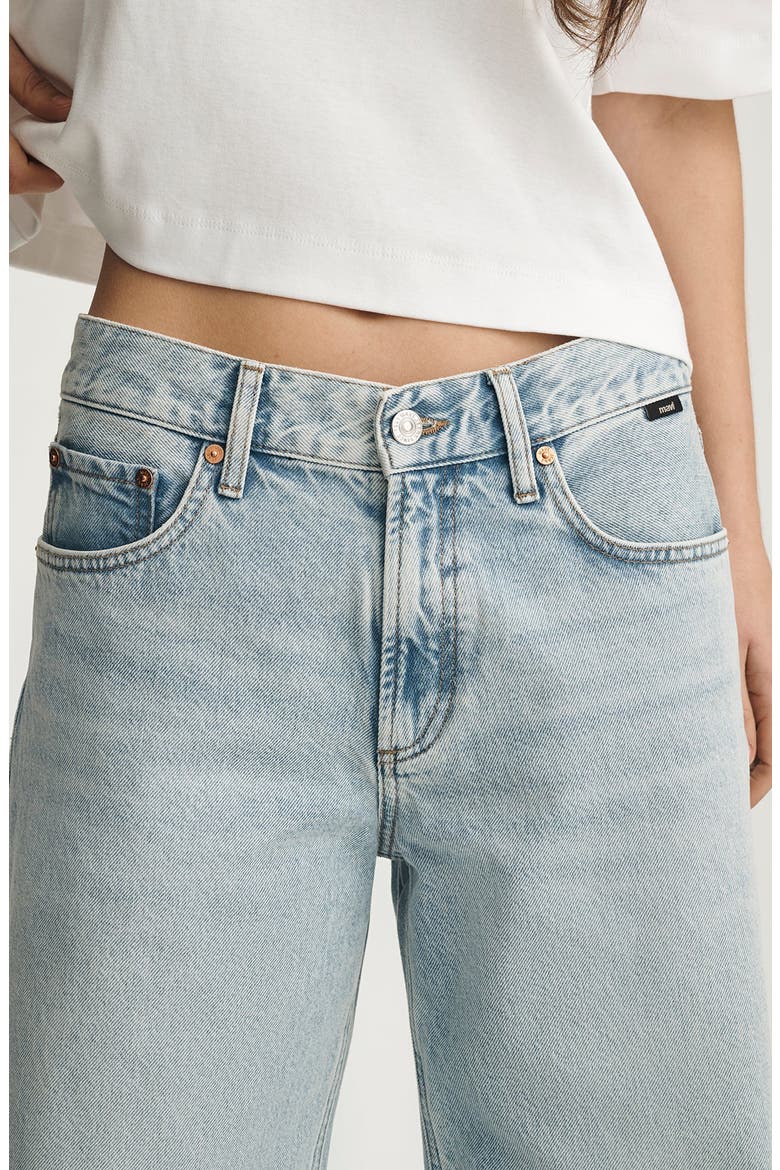 Sandy Low Waist Wide Leg Jeans, Alternate, color, BLEACHED CLASSIC DENIM