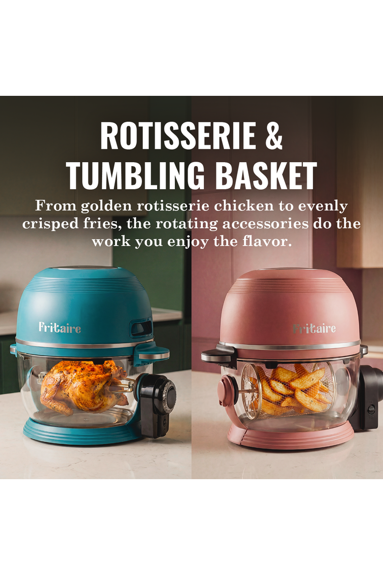 Self-Cleaning & Non-Toxic Air Fryer, Alternate, color, White