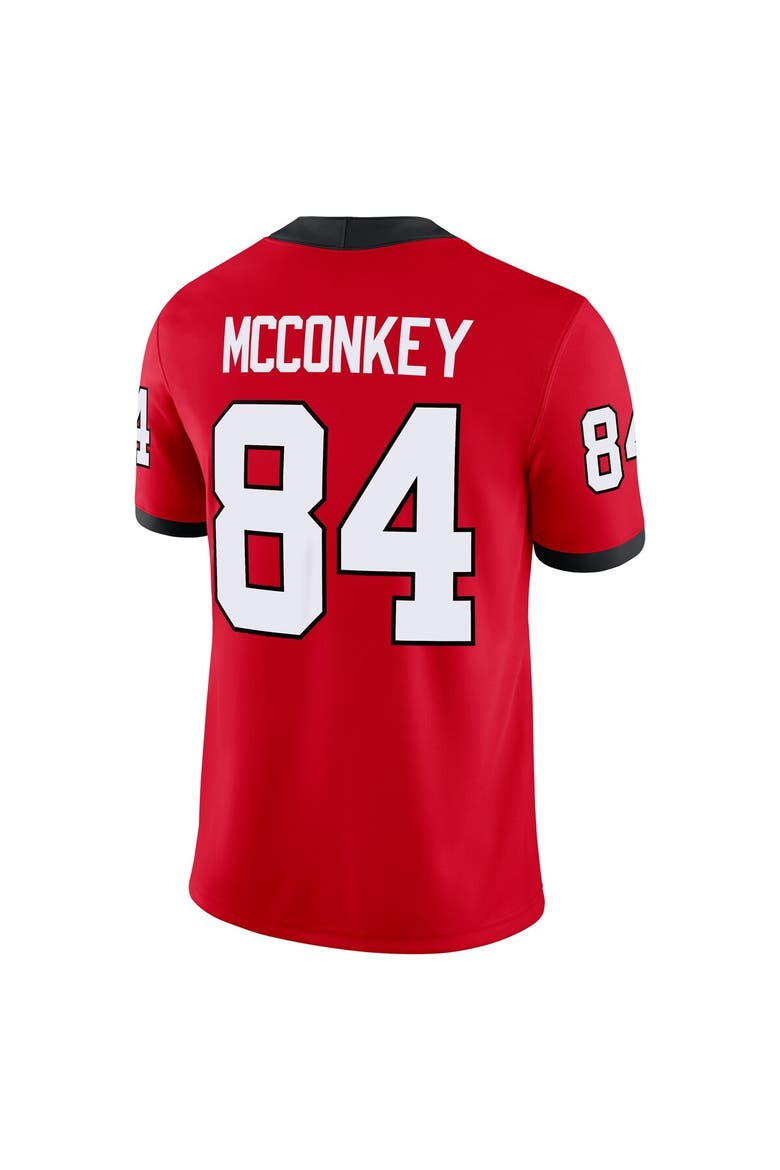 Men's Nike Ladd McConkey Red Georgia Bulldogs Player Game Jersey, Alternate, color, Red