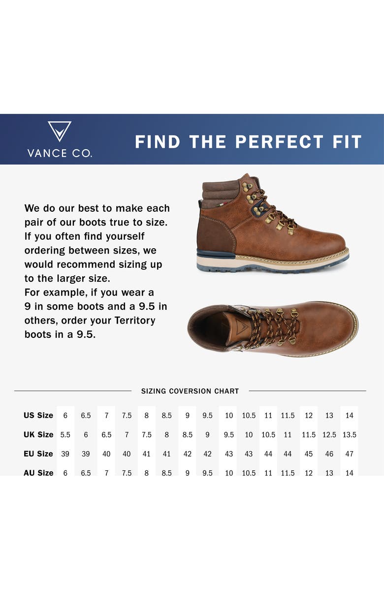 VANCE CO . Zane Ankle Boot, Alternate, color, Brown