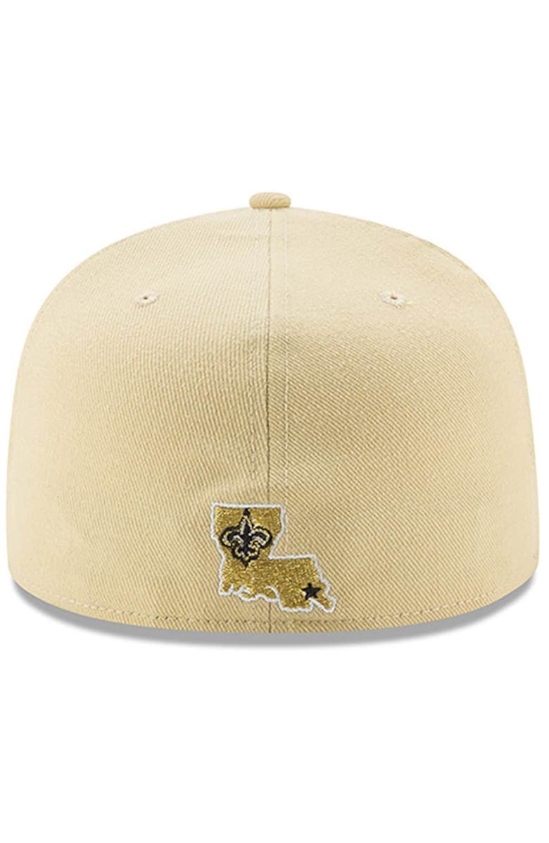 New Era Men's New Era Gold New Orleans Saints Omaha 59FIFTY Hat, Alternate, color, 