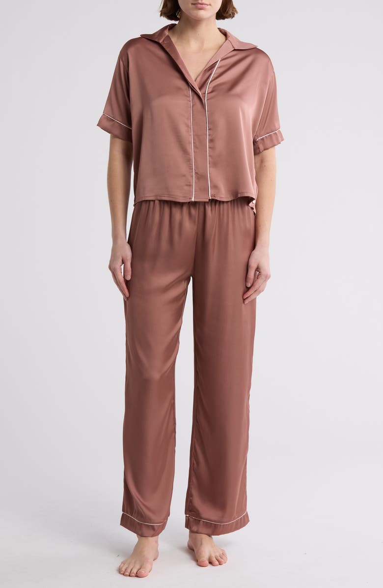 Danskin Satin Pajamas, Main, color, 