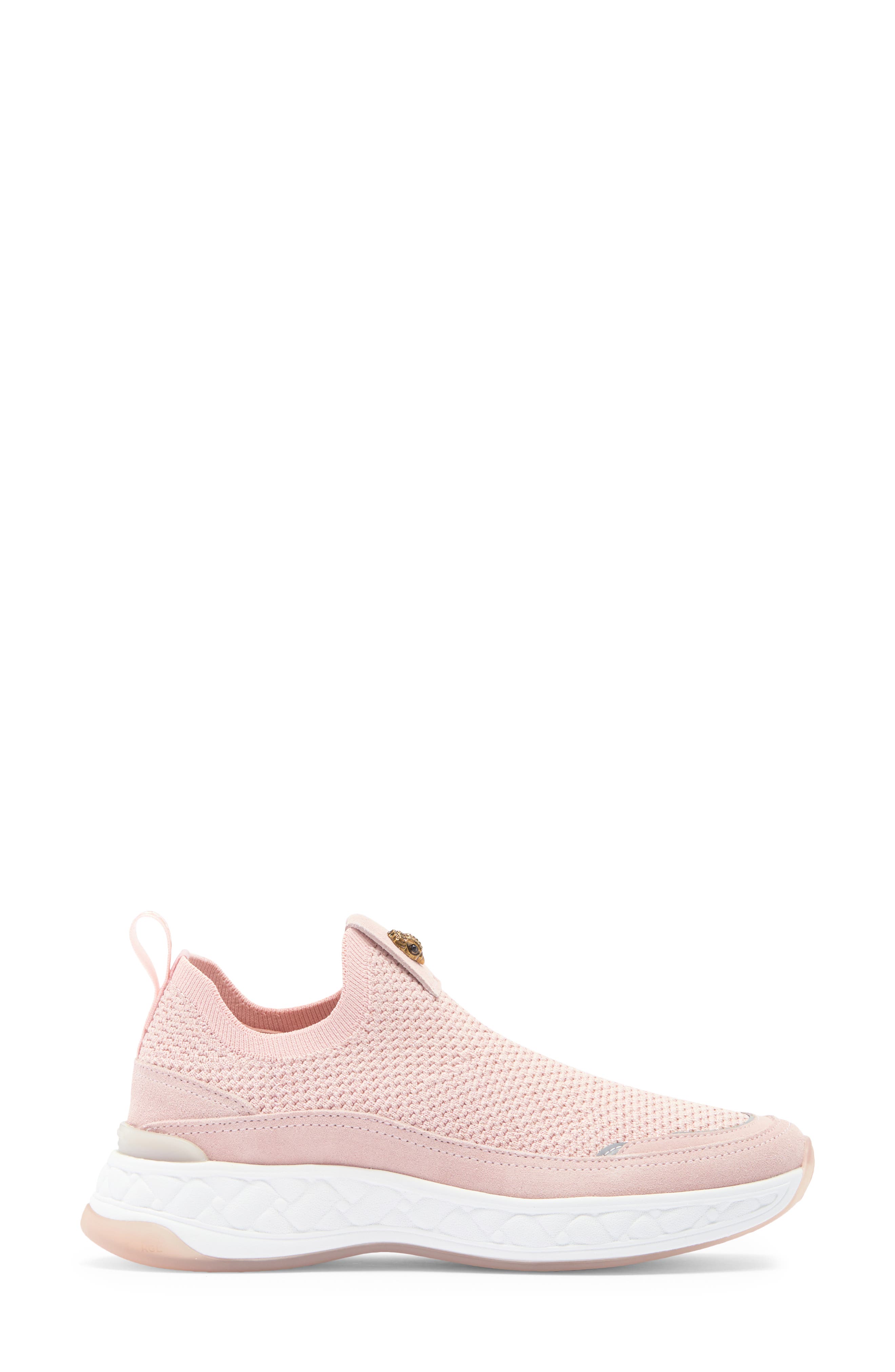 Kurt Geiger London Kensington Flyknit Slip-On Sneaker, Alternate, color, Pale Pink