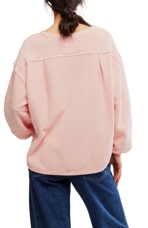 Free People Total Eclipse Oversize T-shirt In Pink