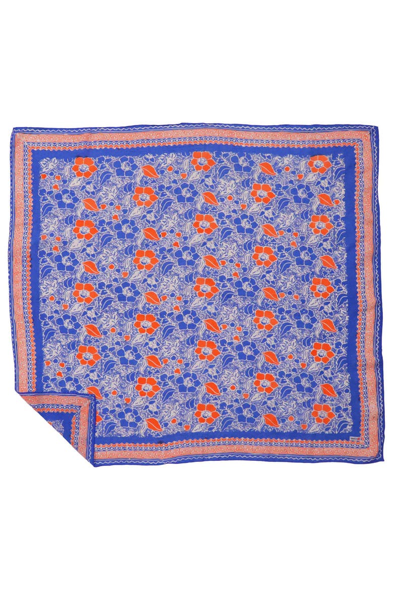 Oversized Hand Dyed Batik Bandana, Main, color, Sunset Sky