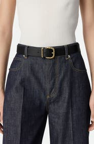 Bottega Veneta Coaxial Leather Belt