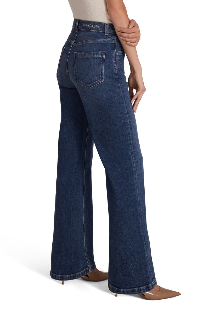 Favorite Daughter The Jordie High Waist Wide Leg Jeans, Alternate, color, Ascott