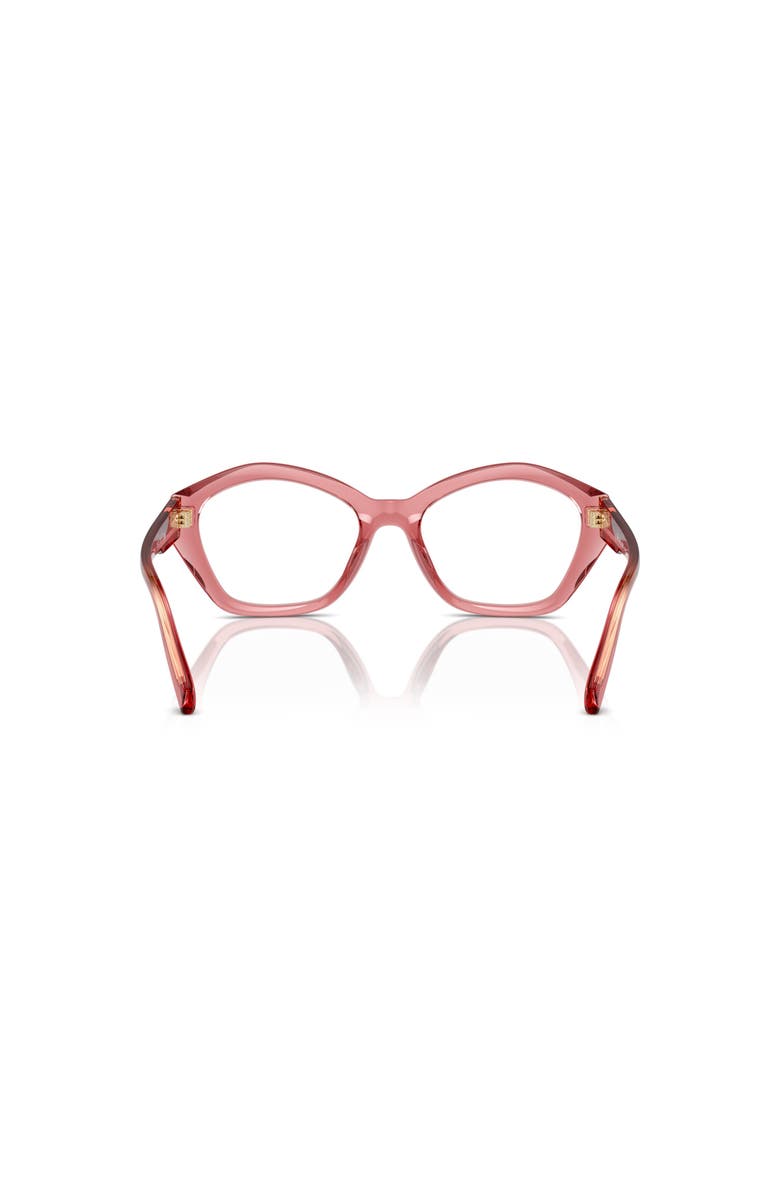 Michael Kors 53mm Irregular optical glasses, Alternate, color, Pink