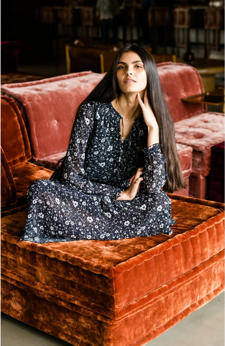 ABLE Erin Tiered Maxi Skirt, Alternate, color,