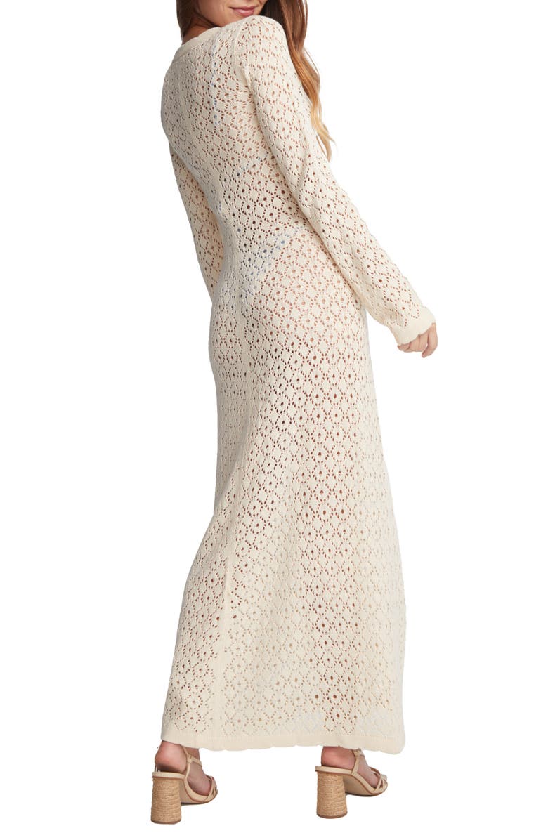 Capittana Alexandra Long Sleeve Cover-Up Maxi Dress, Alternate, color, 