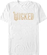 Wicked: For Good Mens Wicked For Good Official Floral Logo T Shirt