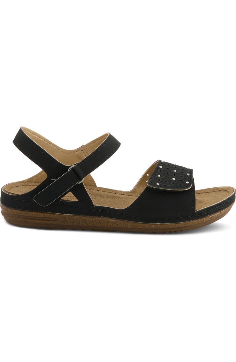 Flexus by Spring Step Perforated Wedge Sandal, Alternate, color,