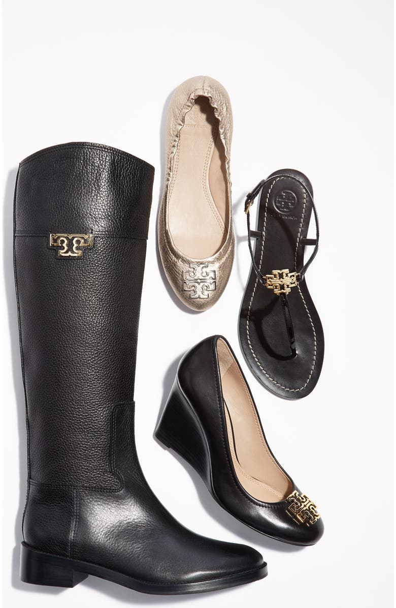 Tory Burch 'Joanna' Riding Boot, Alternate, color,