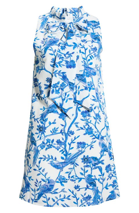 Ciela Floral Print Trapeze Minidress