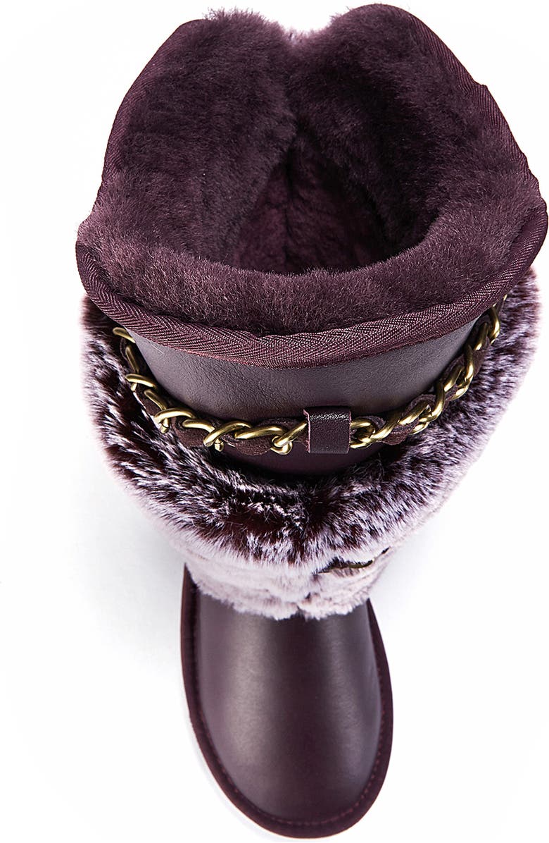 Australia Luxe Collective Atilla Genuine Shearling Tall Boot, Alternate, color, Prince