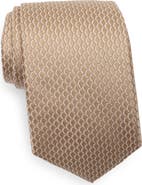 NORDSTROM RACK Medina Neat Linen & Cotton Tie