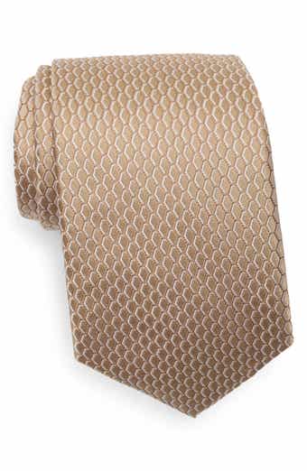 NORDSTROM RACK Medina Neat Linen & Cotton Tie