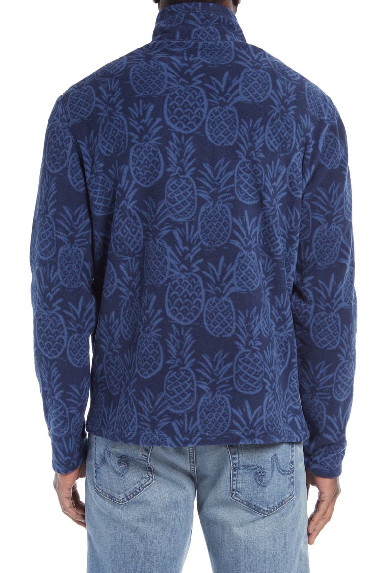 Pine By Me Fleece Quarter Zip Pullover, Alternate, color, DARK BLUE