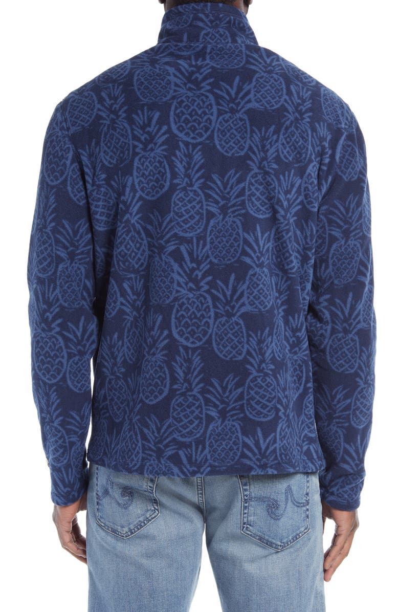 Chubbies Pine By Me Fleece Quarter Zip Pullover, Alternate, color, 