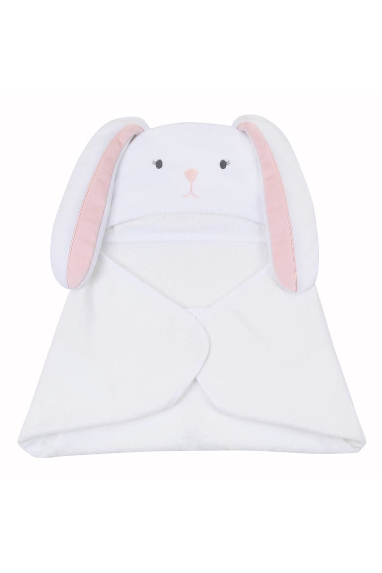 Baby/Infant Luxury Cotton Terry Bunny Hooded Bath Towel, Alternate, color, Pink