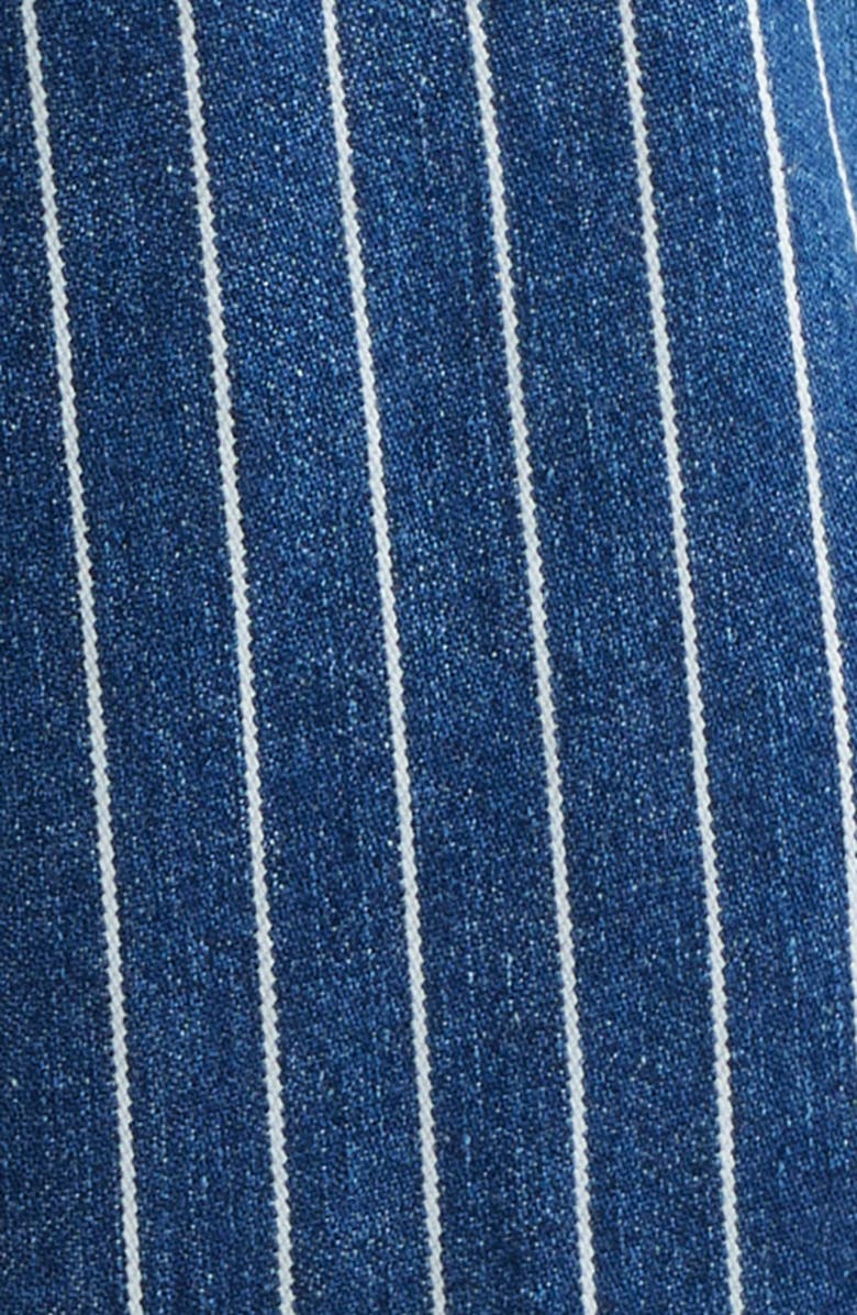 Service Works Part Timer Pinstripe Denim Shorts, Alternate, color, Indigo