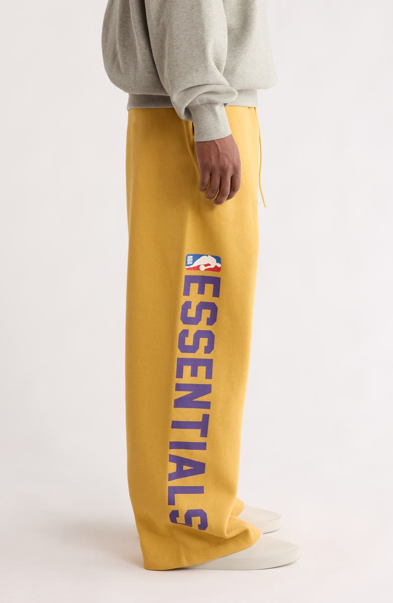 Fear of God Essentials Lakers Lounge Fit Sweatpants, Alternate, color, Canyon