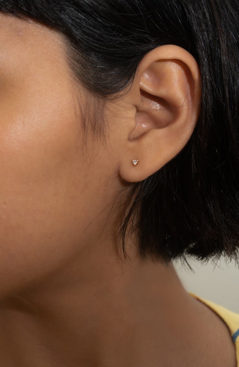 Jennie Kwon Designs Diamond Dot Stud Earring, Alternate, color, 