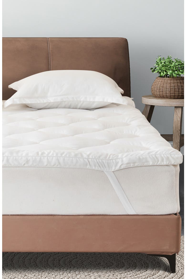 Ultrasoft Microfiber Mattress Topper, Alternate, color, WHITE