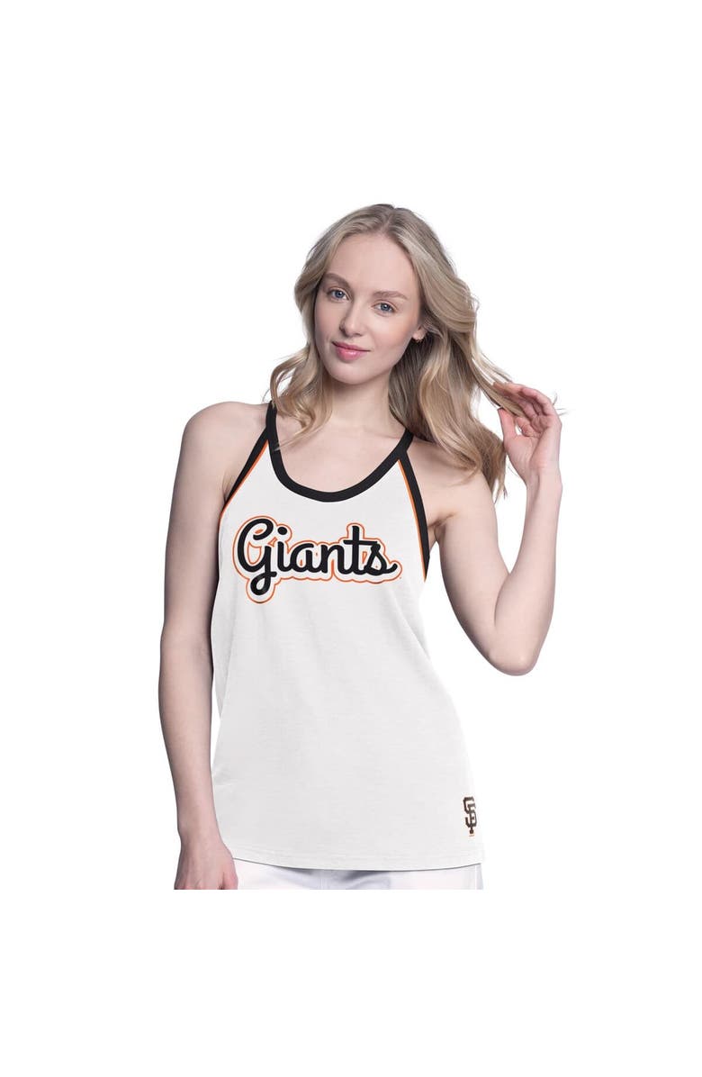 G-III 4HER BY CARL BANKS Women's G-III 4Her by Carl Banks White San Francisco Giants Curveball Tank Top, Alternate, color, White