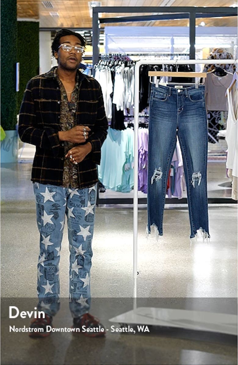 High Line Destroyed Skinny Jeans, sales video thumbnail