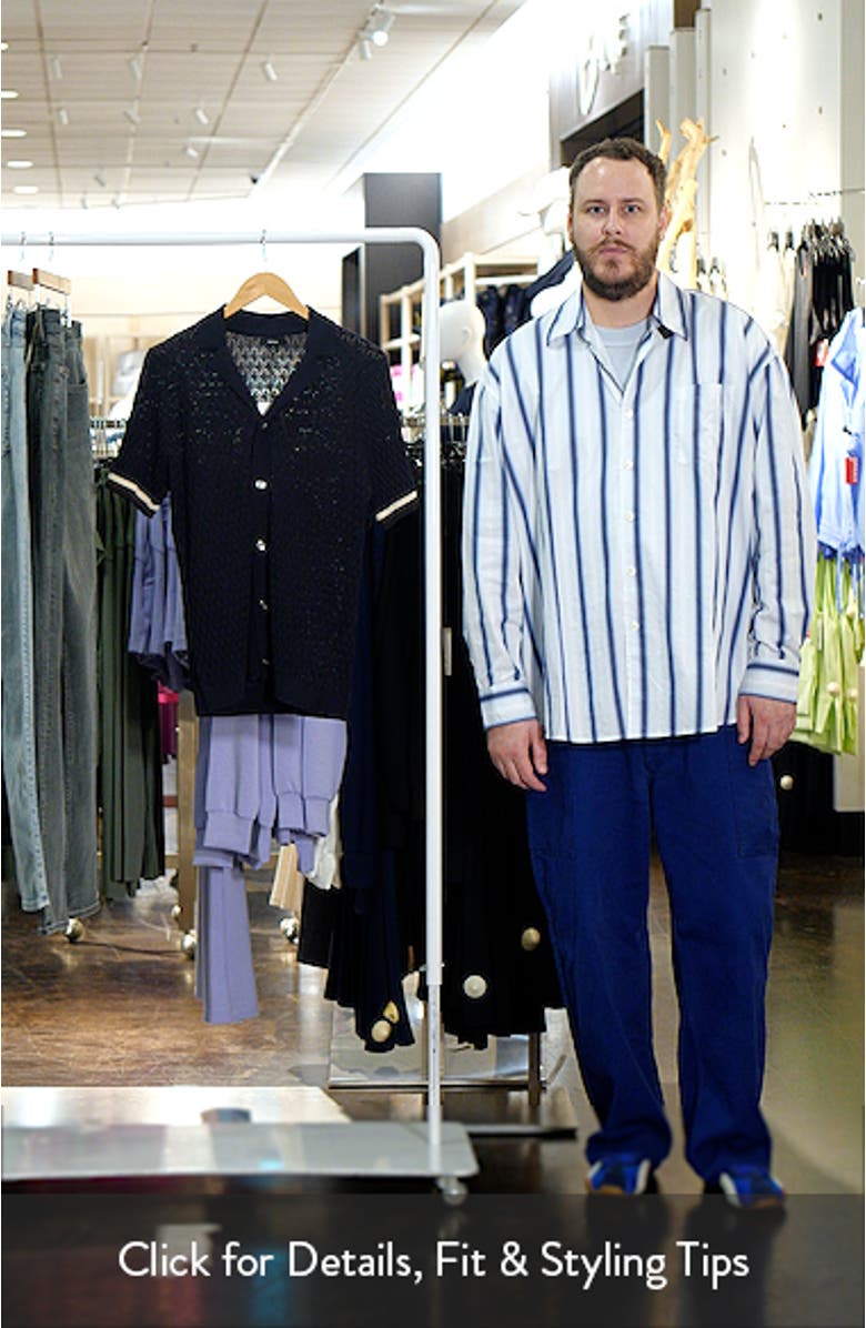 Bilsby Textured Knit Camp Shirt, sales video thumbnail