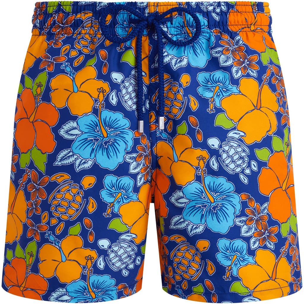 Vilebrequin Tropical Turtle Swim Shorts In Multi