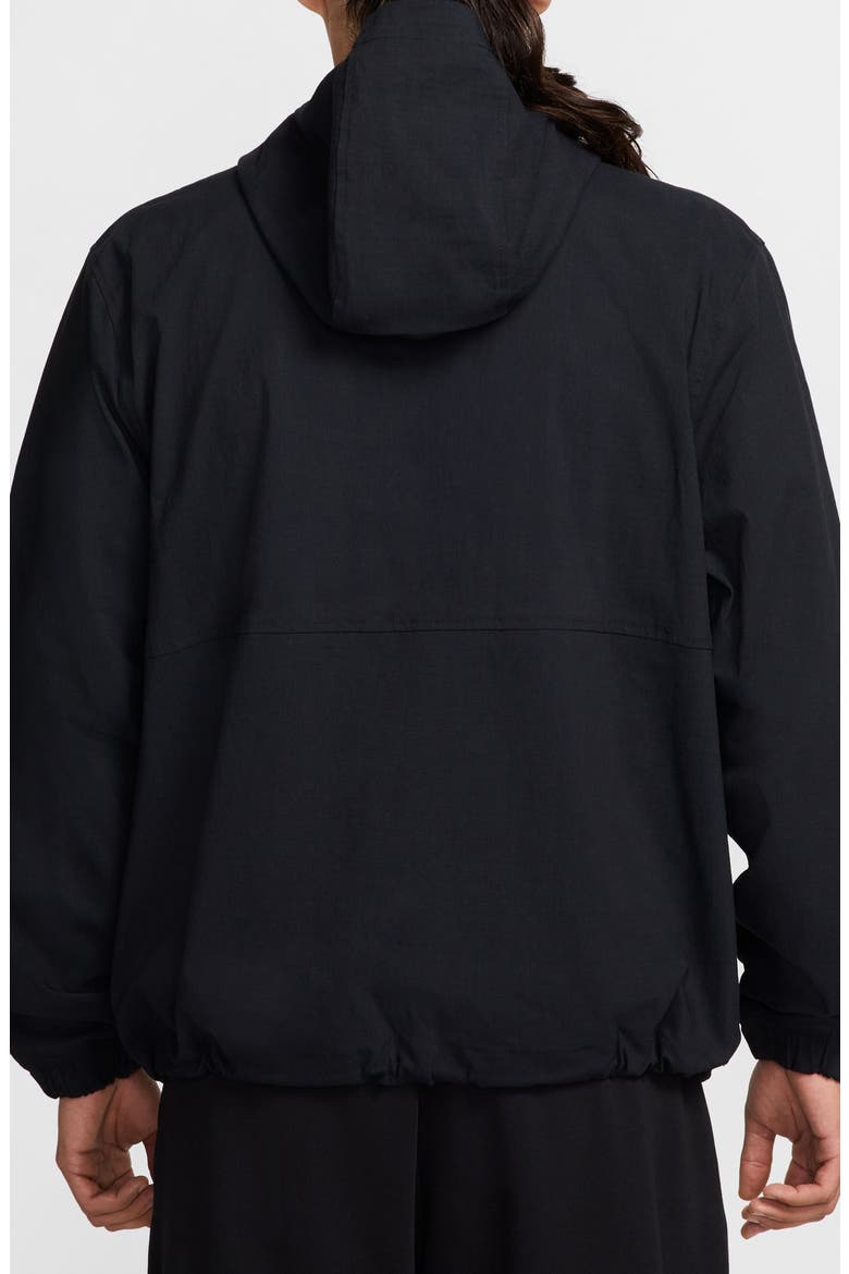 MVP Relaxed Fit Stretch Ripstop Hooded Anorak, Alternate, color, BLACK/ SAIL