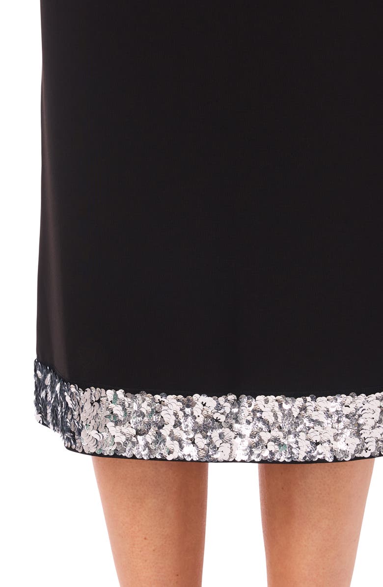 CeCe Sequin Hem Midi Skirt, Alternate, color, 