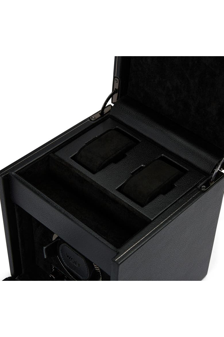 British Racing Single Watch Winder with Storage, Alternate, color, Black