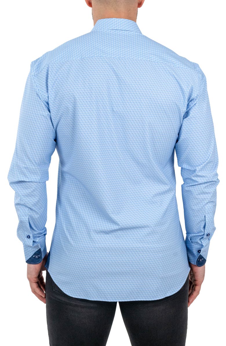 Maceoo Einstein Stretch Dandy Button-Up Shirt, Alternate, color, 