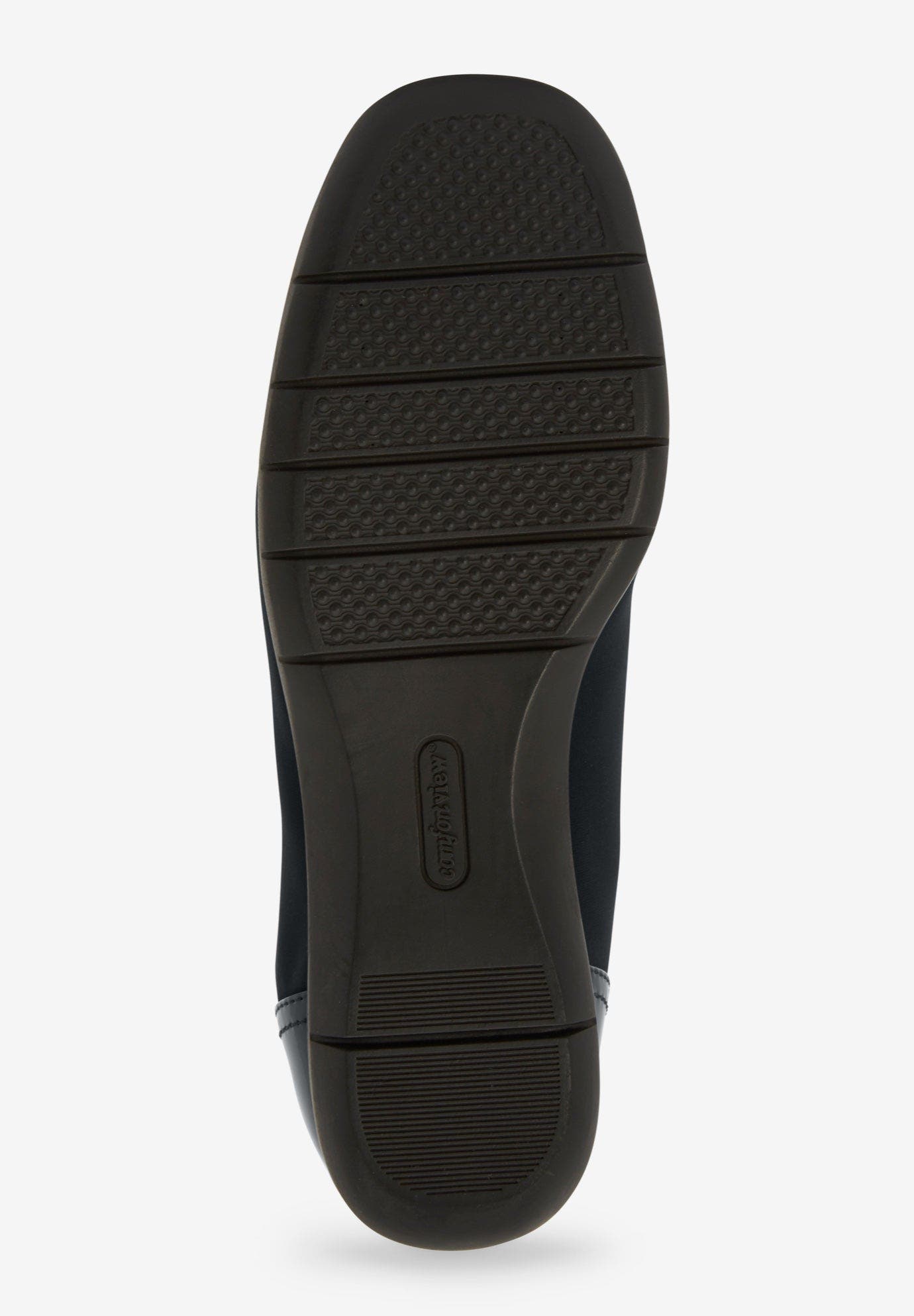 Comfortview The Lyra Slip On Flat, Alternate, color, Black