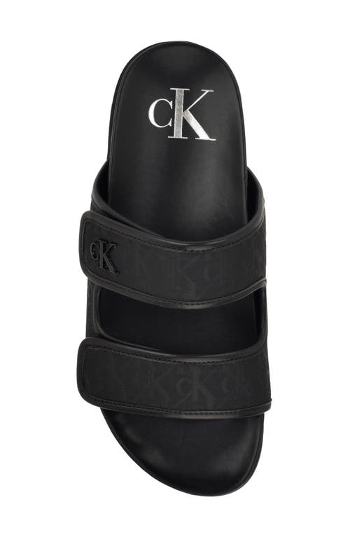 Calvin Klein Valery Slide Sandal In Black