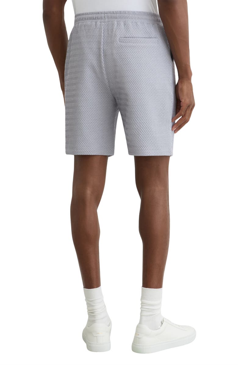 Reiss Nicola Textured Shorts, Alternate, color, Soft Blue