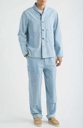 Shepherds Organic Cotton Hickory Stripe Shirt Jacket