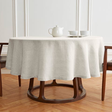 Linen Round Tablecloth - Sonoma