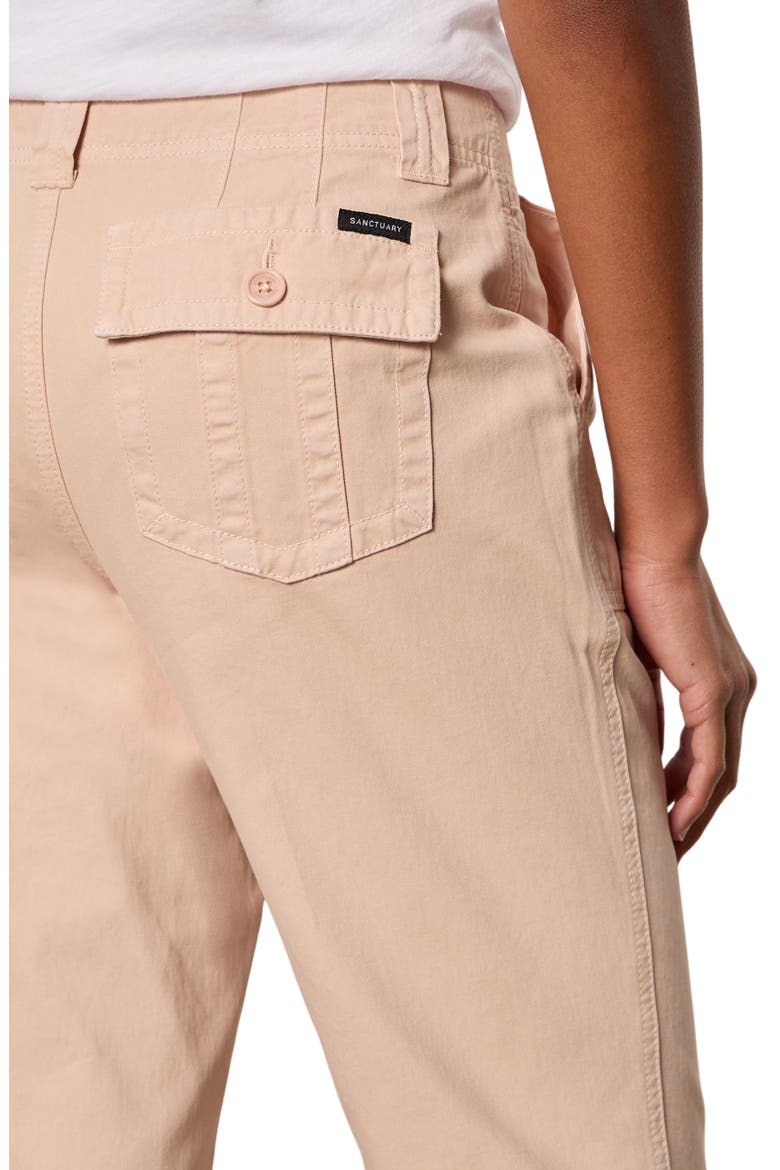 Reissue Peace Bootleg Cotton Pants, Alternate, color, ROSE PINK TEA