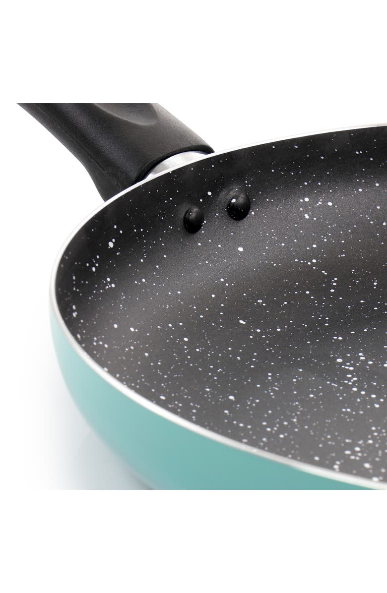OSTER Luneta 11.5 Inch Aluminum Nonstick Frying Pan, Alternate, color, Blue