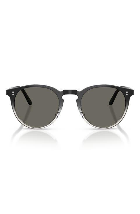 O'Malley 48mm Round Sunglasses