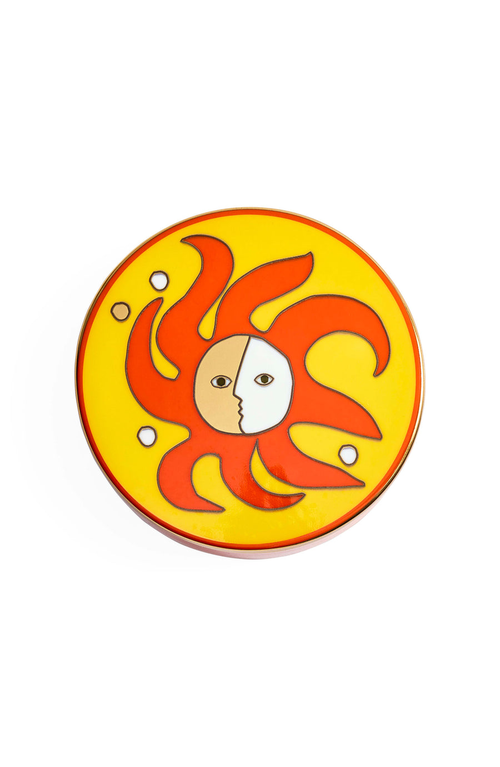 Jonathan Adler Playa Round Box In Multi
