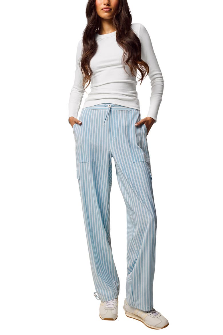 Windsor Stripe Ashe Cargo Pants, Alternate, color, AIR